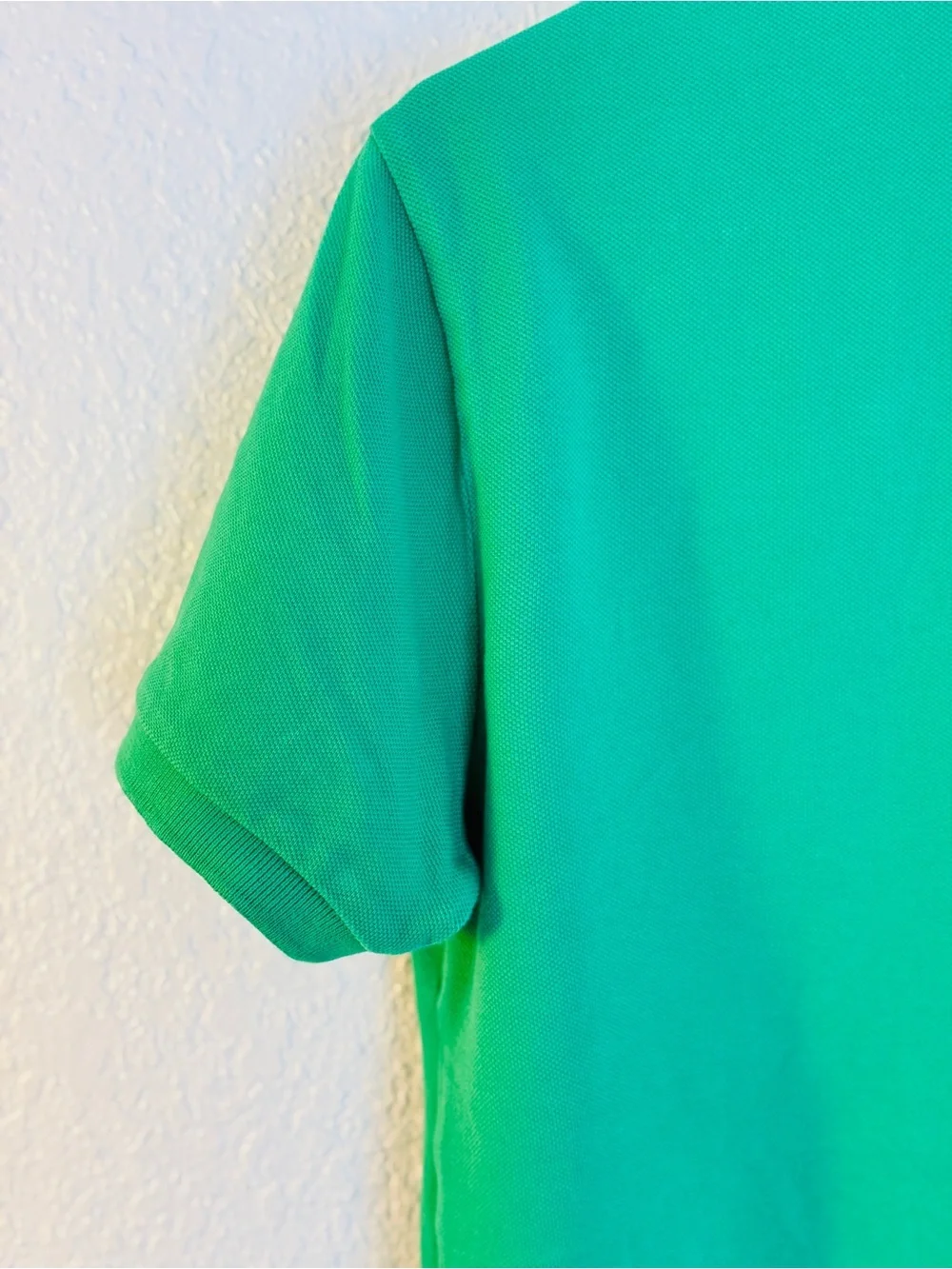 Polo by Ralph Lauren Men's Green Slim Fit Small Polo Shirt
